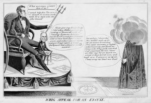 Whig felhívás ürügyre, kiadó: James Baillie, H Bucholzer, New York, 1844