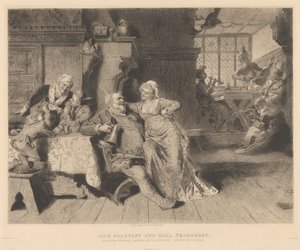 Jack Falstaff és Doll Tearsheet alkotó: James S. King