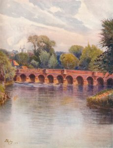 „Leatherhead Bridge”, 1912, 1914 alkotó: James S Ogilvy