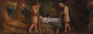 Imogen és a pásztorok, „Cymbeline”, IV. felvonás, II. jelenet alkotó: James Smetham
