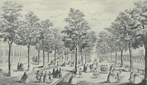 Társaság a bevásárlóközpontban, 1741, 1920