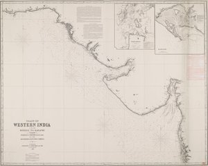 Nyugat-India partvidéke Bombaytől Karacsiig, főleg a tiszteletreméltó Kelet-indiai Társaság megbízásából készült felmérések alapján összeállítva.