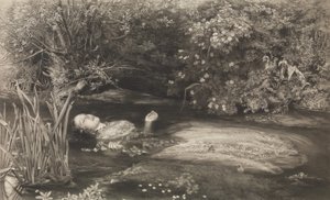 Ophelia Shakespeare, Hamlet, 4. felvonás, 7. jelenet, 1866. március 1. alkotó: James Stephenson