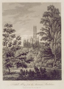 Fonthill Abbey az amerikai ültetvényről, kiadó: W. Clarke, New Bond Street, 1812