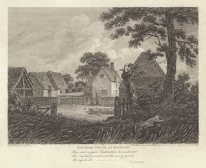 Robert Bloomfield, költő: The Farm House at Sapiston (metszet) alkotó: James Storer