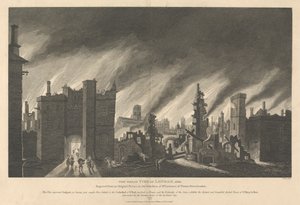 A londoni nagy tűzvész, 1666 alkotó: James Stow