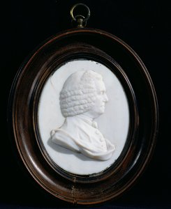 John Harrison (1693-1776) portréja (zománcpaszta)