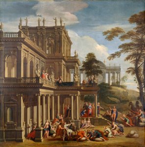 József és testvérei – A kupa felfedezése 1705 körül (olaj, vászon) alkotó: James Thornhill