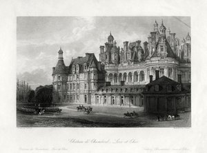 "Chateau de Chambord, Loir-et-Cher", Franciaország, 1875 alkotó: James Tingle