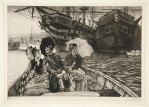 A szívem a kettő között nyugszik alkotó: James Tissot