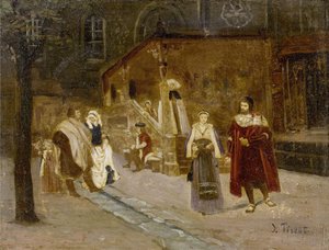 James Tissot Faust és Margarethe