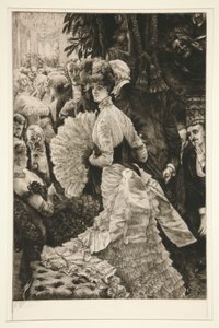 A nő Párizsban, alkotó: James Tissot