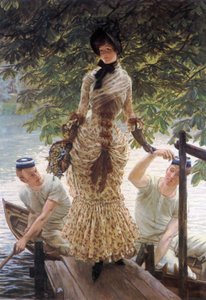 A Temzén alkotó: James Tissot