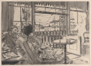 Ramsgate, 1876. alkotó: James Tissot