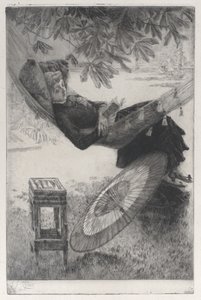 A függőágy, 1880. alkotó: James Tissot