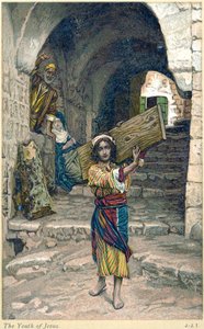 „Jézus ifjúsága”, 1897 alkotó: James Tissot