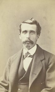 Névtelen nagy bajuszú férfi portréja, 185099. alkotó: James W. Turner