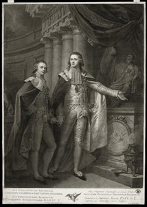 Alekszandr Pavlovics és Konstantin Pavlovics orosz nagyhercegek portréja, 1797