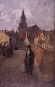 Old Bridge, Berwick (olaj, vászon)