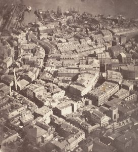 Boston, ahogy a sas és a vadlúd látja, 1860.