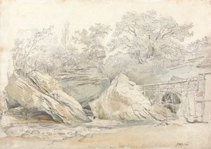 Aberdulais malom, Glamorganshire alkotó: James Ward