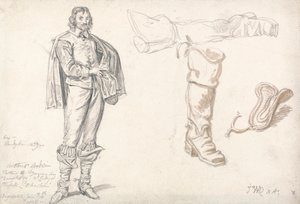 Tanulmányok Anthony van Dyck Arthur Goodwin portréja után alkotó: James Ward