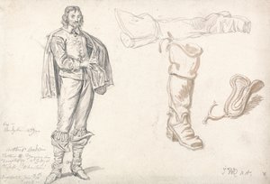 Tanulmányok Anthony van Dyck Arthur Goodwin portréja után alkotó: James Ward