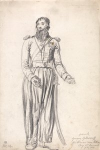 A kozák, Gregory Yelloserf, 1814 júliusában alkotó: James Ward