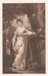 Frances Abington-Barton portréja Thalia mellett