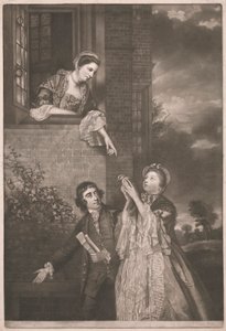 Charles James Fox, Lady Sarah Lenox és Lady Susan Strangways társaságában