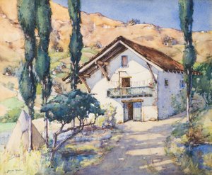 Fuenebri, Észak-Spanyolország, XX. század (akvarell)