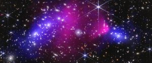 Bullet-galaxishalmaz (Webb és Chandra felvétel) alkotó: James Webb Space Telescope (NASA)