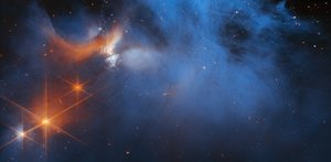 Chamaeleon I Molecular Cloud (NIRCam Image) alkotó: James Webb Space Telescope (NASA)