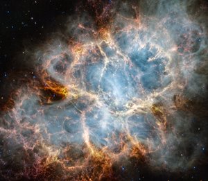 Rák-köd (NIRCam és MIRI kép) alkotó: James Webb Space Telescope (NASA)