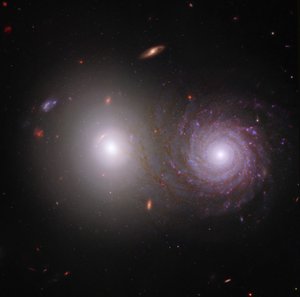Interacting Galaxies VV 191 (Webb and Hubble Composite Image) alkotó: James Webb Space Telescope (NASA)
