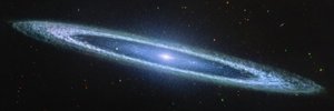 Sombrero-galaxis (MIRI Compass felvétel) alkotó: James Webb Space Telescope (NASA)