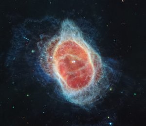 Déli Gyűrűköd (MIRI kép) alkotó: James Webb Space Telescope (NASA)