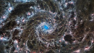 A fantomgalaxis szíve alkotó: James Webb Space Telescope (NASA)