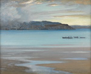 Rhu Bay (olaj, vászon) alkotó: James Whitelaw Hamilton