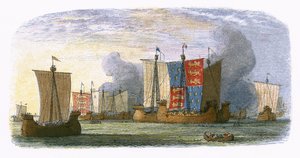 Sluys-i csata alkotó: James William Edmund Doyle