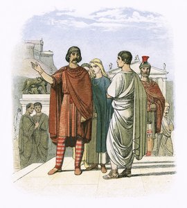 Caractacus Rómában i.sz. 52-ben alkotó: James William Edmund Doyle