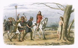 Edmundot, Kelet-Anglia királyát megölték a dánok