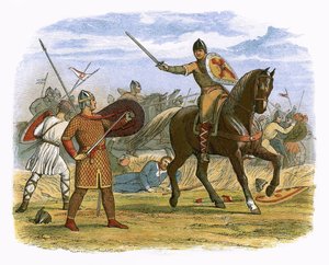 Robert fogságba esett Baudri jegyző által alkotó: James William Edmund Doyle