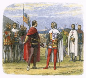 A herceg amnesztiát csikar ki Kegyetlen Pedrótól alkotó: James William Edmund Doyle
