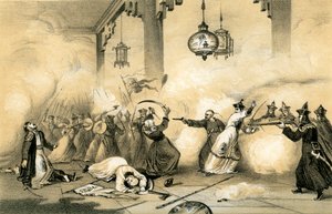 Kína jelenlegi császára fiatal férfiként, apja életét megmentve..., 1796-1804, 1847.
