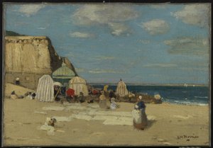 The Beach, St. Malo, 1900 körül