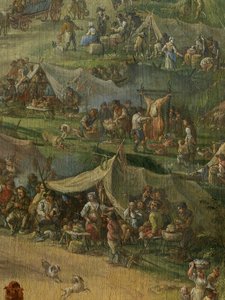 Részlet a Genti-csatorna ásásáról (olaj, vászon)