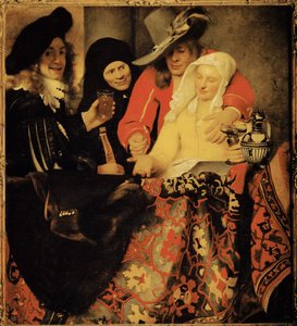 A kerítőnőnél (olaj, vászon)