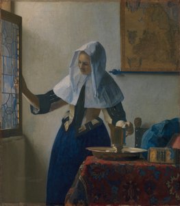 Fiatal nő vizeskancsóval, 1662 körül (olaj, vászon) alkotó: Johannes Vermeer