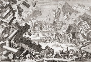 Földrengés 1667-ben a horvátországi Dubrovnikban.